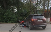 В Богородицке в ДТП попал 16-летний парень на мопеде