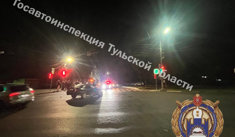 Мотоциклист попал под колеса иномарки в Туле