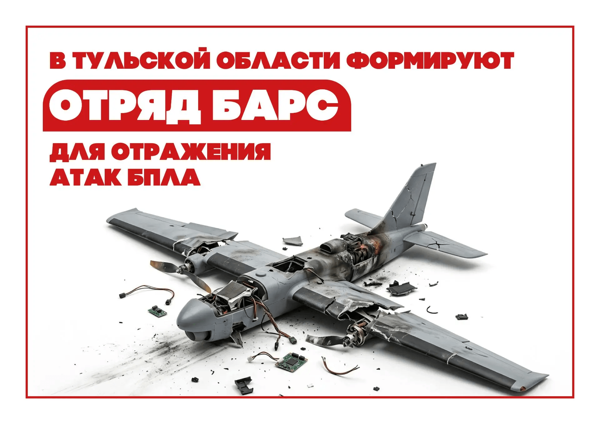 Отряд БАРС защищает Тульскую область от атак БПЛА