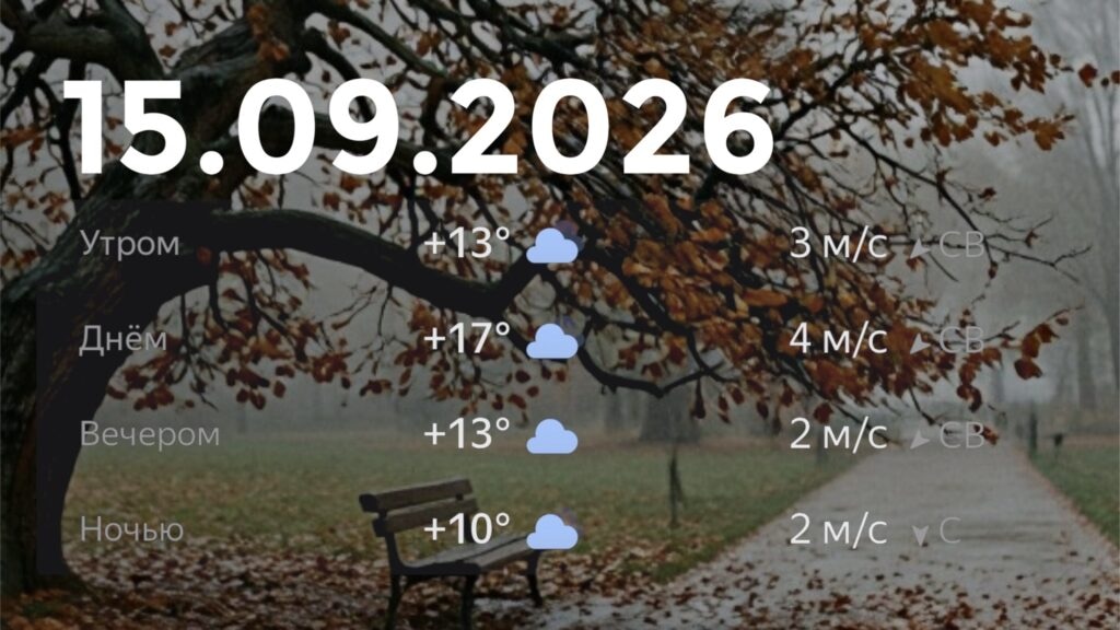 Серое небо, но тёплый день: гороскоп и прогноз на 15 сентября