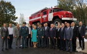 В Узловой открыли памятник пожарным и спасателям