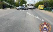 В Новомосковске мотоциклиста госпитализировали после ДТП с ВАЗом